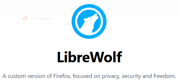 LibreWolf Webbrowser Screenshot