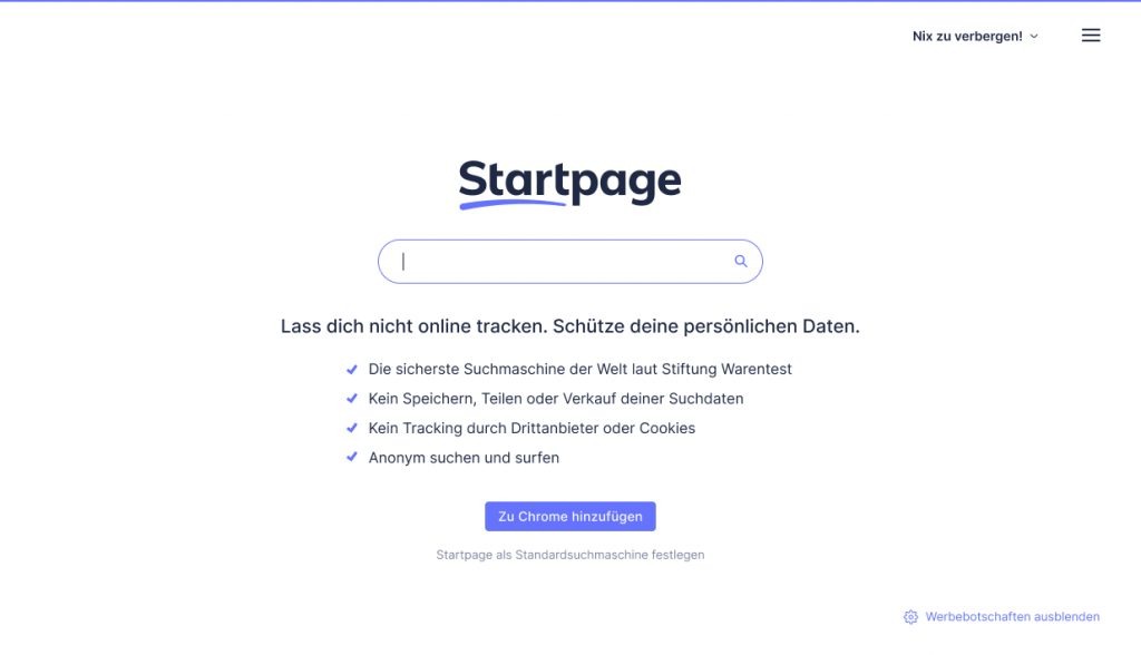 Startpage-Grafik